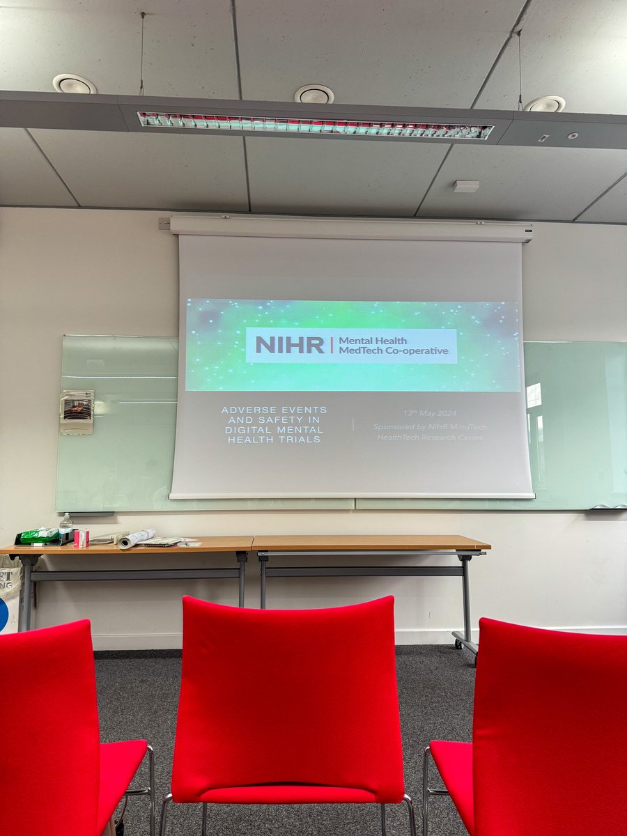 Emily Thelwell (@emilylrthelwell) on Twitter photo Engaging session at the 'Adverse events and safety in digital mental health trials' workshop today. Essential for ensuring safety and compliance in this evolving field. <a href="/InstituteMH/">The Institute of Mental Health</a> Engaging session at the 'Adverse events and safety in digital mental health trials' workshop today. Essential for ensuring safety and compliance in this evolving field. <a href="/InstituteMH/">The Institute of Mental Health</a>