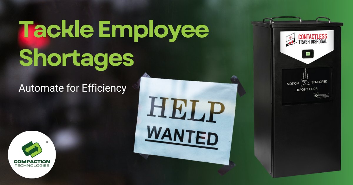 Facing an employee shortage? Leverage automation with Original ecotrashⓇ to maintain efficiency and keep your operations smooth. Discover a sustainable way to navigate staffing challenges. #EmployeeShortage #AutomationSolutions compactiontechnologies.com/customer-hub/