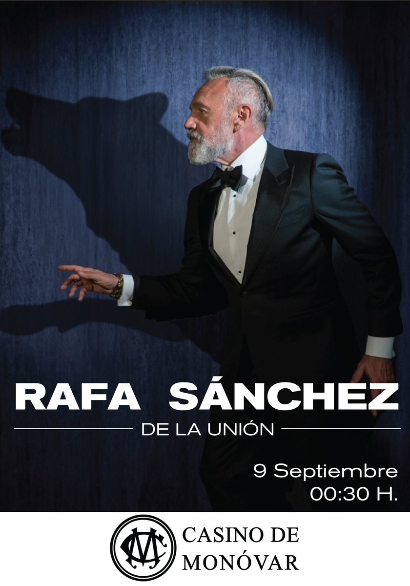 rafasanchez_ofi's tweet photo. Atención MONÓVAR (ALICANTE)!
Toma nota porque el 9 de SEPTIEMBRE estaré en CONCIERTO en las fiestas patronales de “Setembre´2024” en un repaso a toda mi historia musical con mi show BIOGRAFÍA en el #casinomonovar
#rafasanchez #launion #biografia #conciertosalicante https://t.co/6QI3NIn4IS
