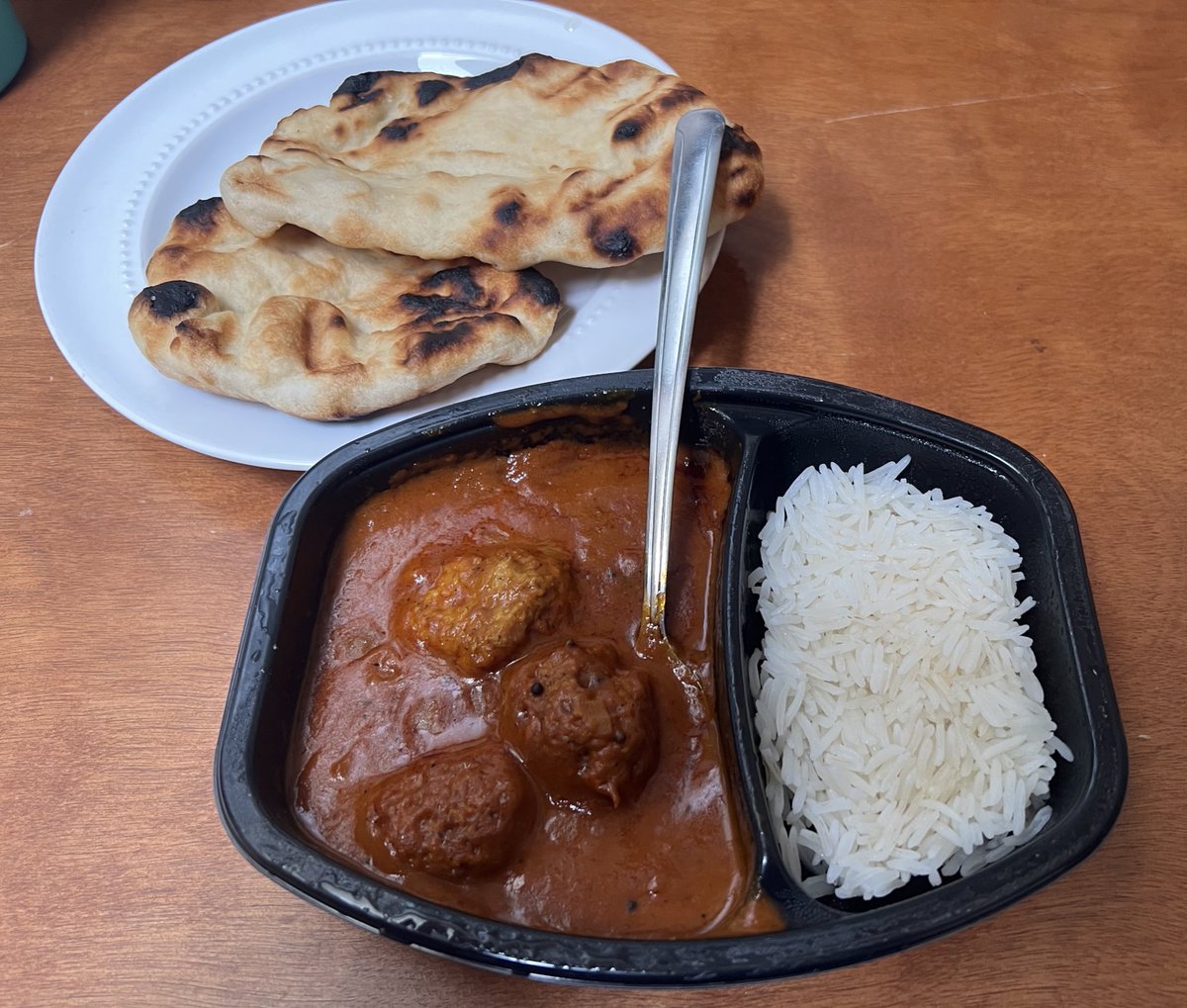 bsky: @thesewer.live defrenstration of rodents (@cestunrat) on Twitter photo Had some leftover homemade naan from
last night, and what better way to eat it than on a trip down the Saffron Road™? Got the Madras curry meatballs again, a perfect Monday Treat…. <a href="/SaffronRoadFood/">Saffron Road</a> Had some leftover homemade naan from
last night, and what better way to eat it than on a trip down the Saffron Road™? Got the Madras curry meatballs again, a perfect Monday Treat…. <a href="/SaffronRoadFood/">Saffron Road</a>