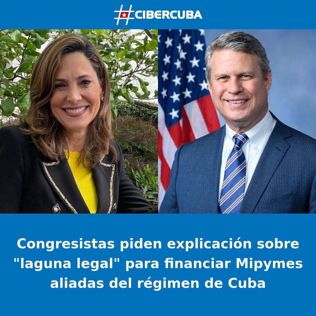 Congresistas piden explicación sobre 'laguna legal' para financiar Mipymes aliadas del régimen de Cuba

Leer más: shrlnk.org/noticias/2024-…