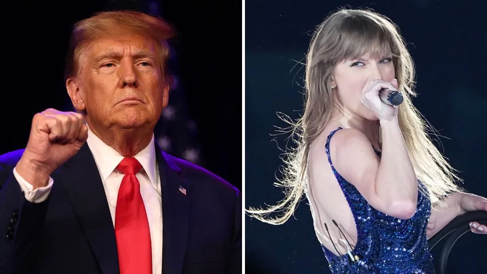 Rightful President Trump's NJ rally was nearly 30K people LARGER than Taylor Swift's 2023 NJ concert. At Taylor's concert at the MetLife Stadium, she had a crowd size of 72,802... Trump's NJ rally had a crowd size of 100,000! Sure would be a shame if everyone shared this!