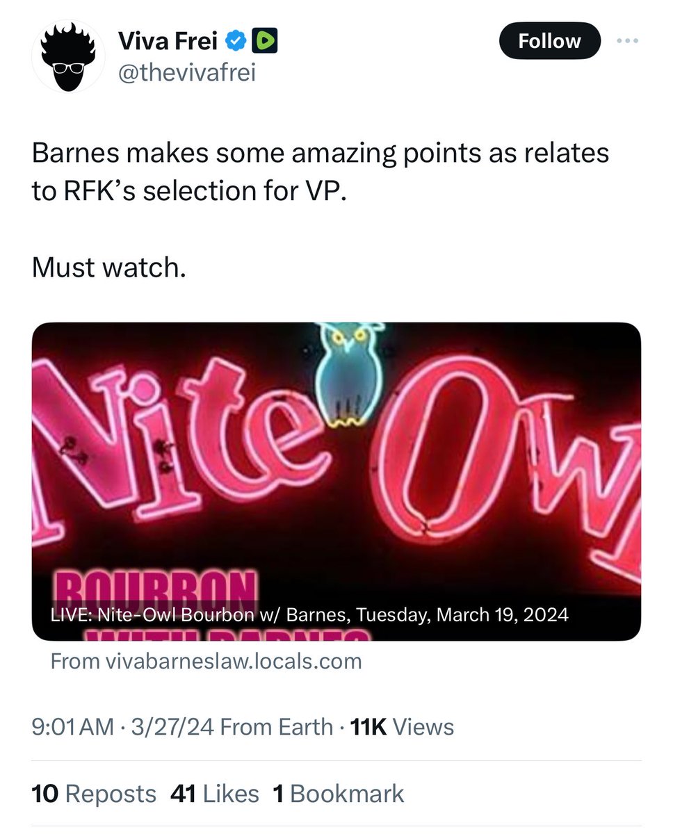 On March 25th, 2024, one of RFK Jr’s consultants reached out to right-wing influencers (screenshot provided by @amuse) offering to pay them to promote RFK Jr’s VP choice. On March 27th, @thevivafrei promoted a podcast that was basically a puff piece for RFK Jr’s VP choice. 🤔