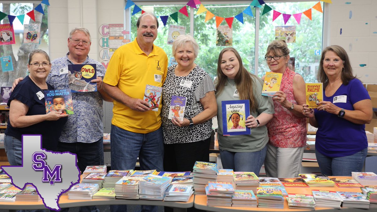 Thank you to local nonprofit, Books Are The Beginning, for providing books to our #SanMarcosCISD elementary campuses. Students were able to each choose four books to take home and read during their upcoming summer break. #StrikeAsOne