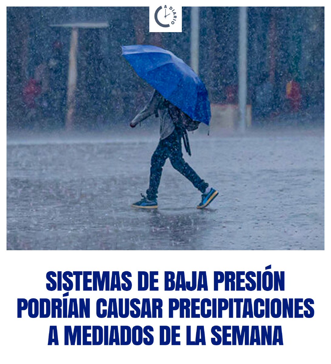 INETER advierte sobre posibilidades de lluvias para esta semana en Nicaragua.☔🌧️

Se esperan temperaturas que oscilarán entre los 36 y 38 grados Celsius.

#Nicaragua
#Adiario