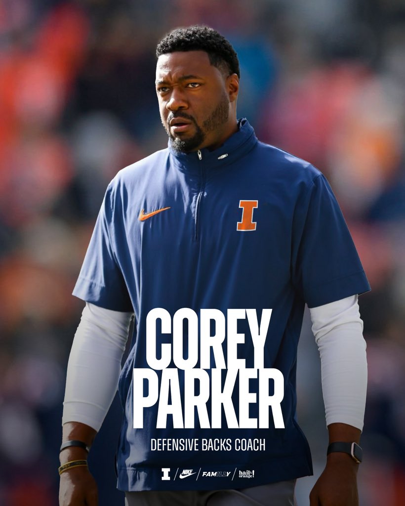 .@coachcparker is ready to make an instant impact! #Illini // #HTTO // #famILLy
