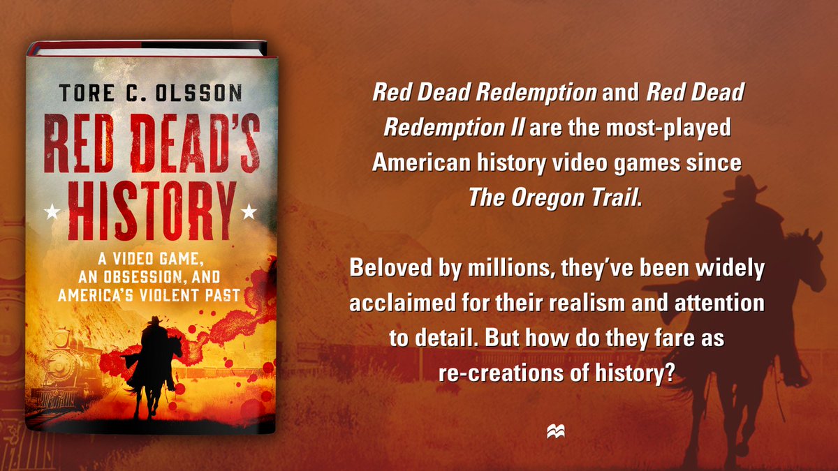 In less than 3 months, RED DEAD'S HISTORY will take you on a journey like none other - from the fictional world of the #RedDeadRedemption games to the real, bloody struggles that defined America from 1880 to 1920. Digital audio narrated by @rclark98! read.macmillan.com/lp/red-deads-h…