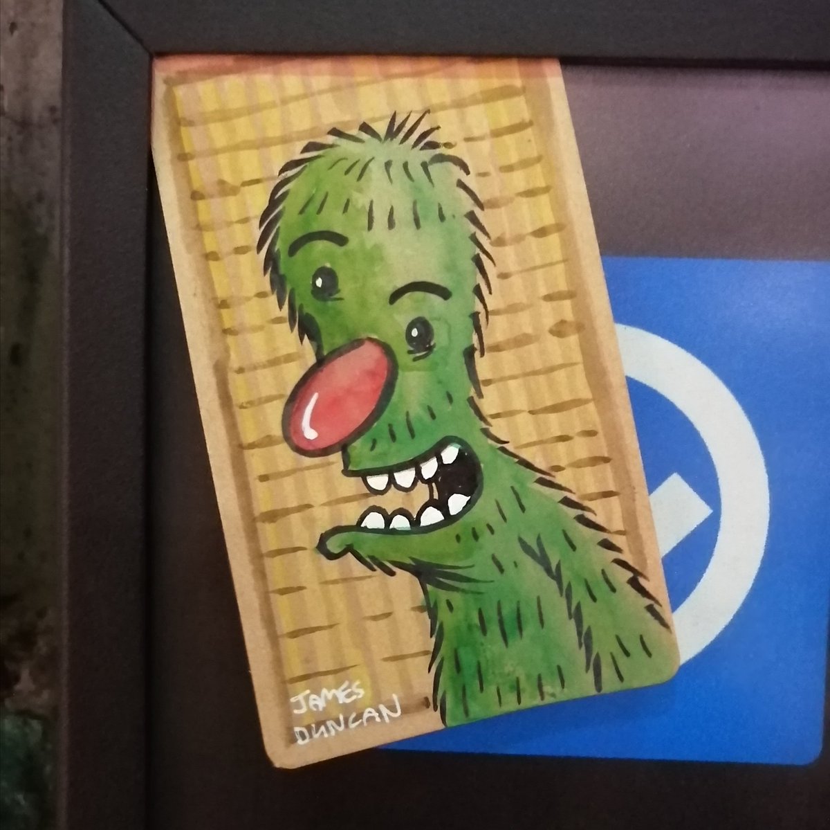 Green guy...red nose!
#leftart #doodle #art #monster
Here's a question... Do people not know how a cell phone works?!?

Holding it in front of you with it on speaker, so you can shout to the other person, & we can listen to the entire call.
WTF? It's a phone not a walkie-talkie!!