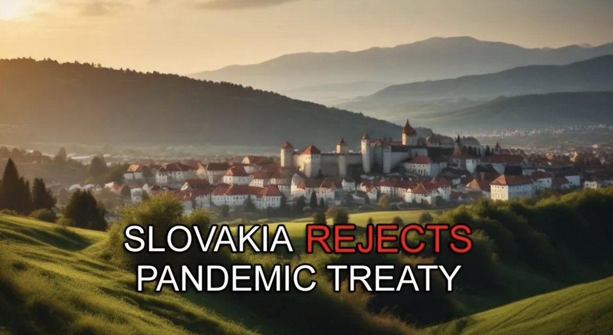 MASSIVE NEWS

Slovakia announced they will NOT support the WHO pandemic treaty.

The Health Ministry say they will not sign any documents that can weaken their national sovereignty.

This comes as Britain REFUSES to sign the treaty.

SHARE - Why isn't this all over the news?