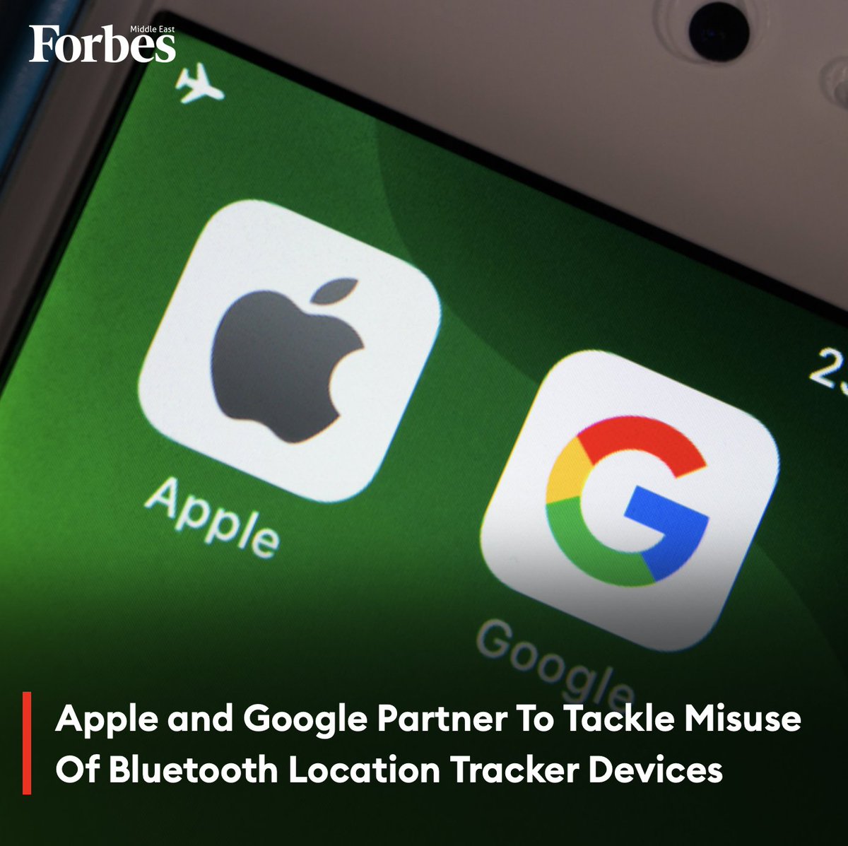 #Apple and #Google have collaborated to create a joint industry specification that alerts users on iOS and Android devices if Bluetooth tracking devices like AirTags are misused to track their movements.

#Forbes

For more details: 🔗 on.forbesmiddleeast.com/86ea