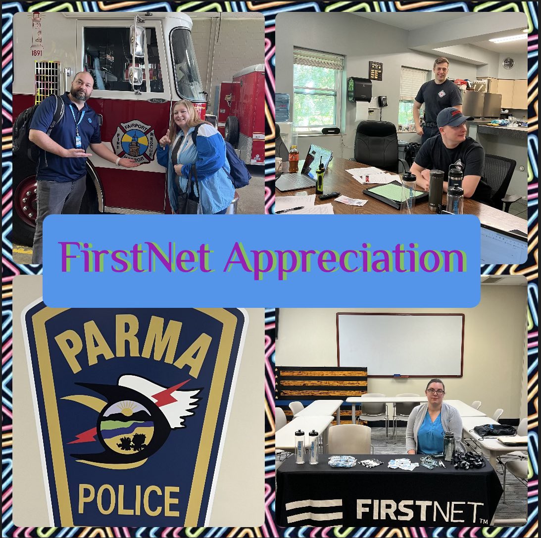 We Appreciate YOU first responders!!👮‍♂️🧑‍🚒 #FirstNet  #MakingWaves 🚒🚓