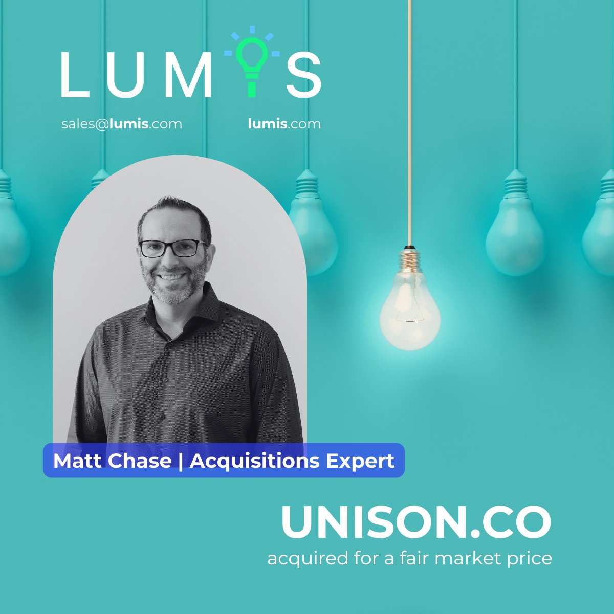 Unison.co has been acquired!

#Lumis