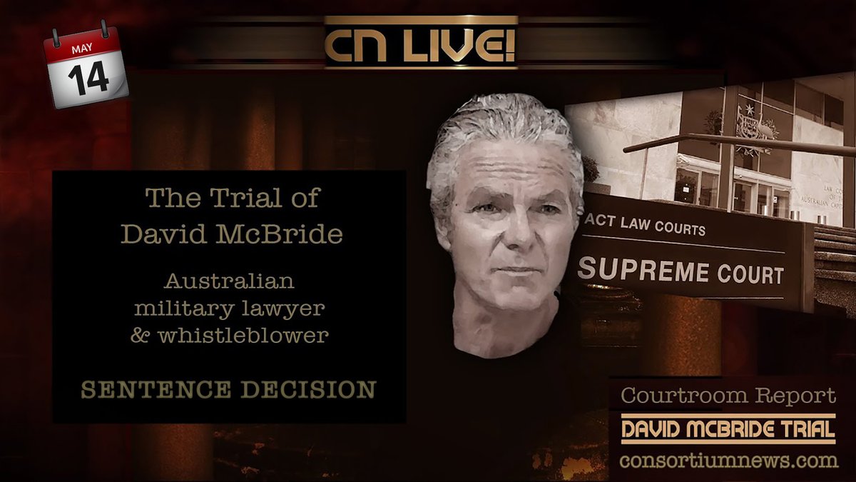 We're heading off to the Supreme Court in Canberra for the sentencing decision on military whistleblower David McBride @MurdochCadell. Updates will be on this thread.