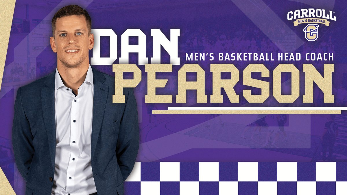 The 29th Head Coach in Carroll MBB History,

Dan Pearson

Welcome back, Coach!

📰:t.ly/zNB95

#MarchOn | <a href="/CCSAINTSMBB/">Carroll College Men's Basketball</a>