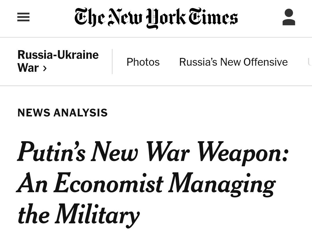 Putin is using an economist as a weapon.