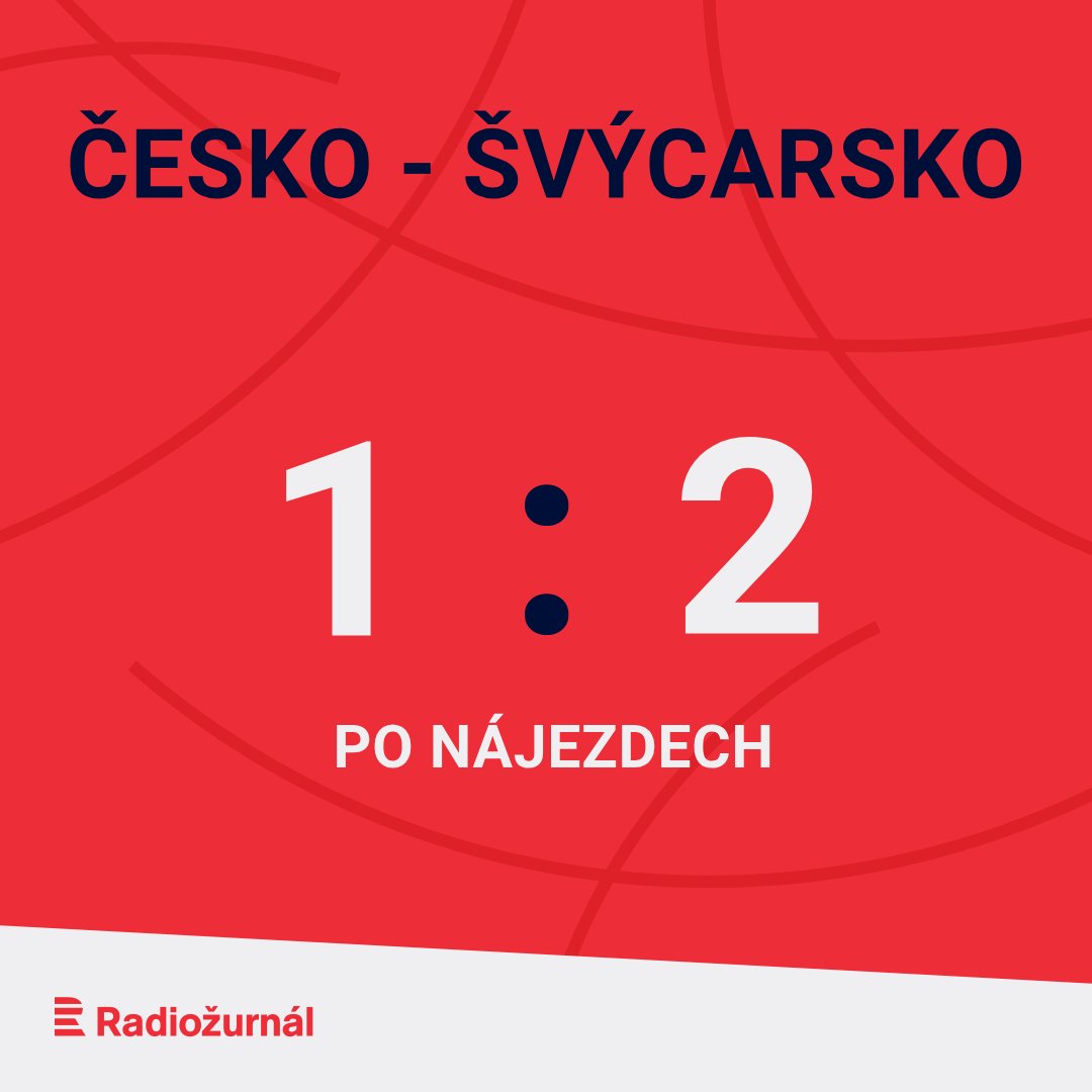 rozhl.as/a3F 🥅🏒 Napínavé hokejové utkání Česko - Švýcarsko skončilo v základní hrací době nerozhodně 1:1. Rozuzlení nepřineslo ani prodloužení a rozhodly tak samostatné nájezdy. V nich se lépe dařilo švýcarskému týmu. Gratulujeme vítězům!
🇨🇭🇨🇿 #mshokej2024