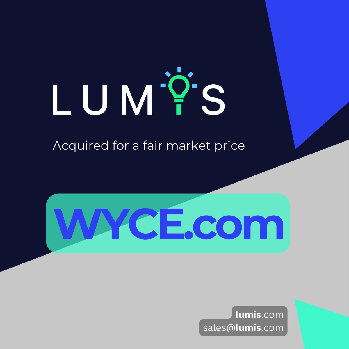 WYCE.com has been acquired!

#Lumis
