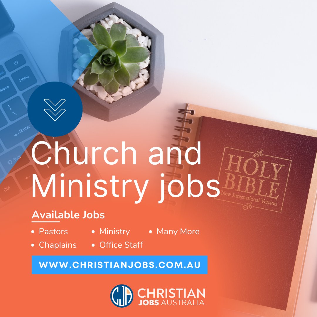 Discover your authentic purpose and create a meaningful influence. Explore the newest opportunities in #Ministryjobs, #Pastorjobs & #Churchjobs via the link ow.ly/NC4N50M2Unl #ChristianjobsAU #Christianjobsaustralia #ChristianCareers #AussieChristians #ChurchJobsAustralia