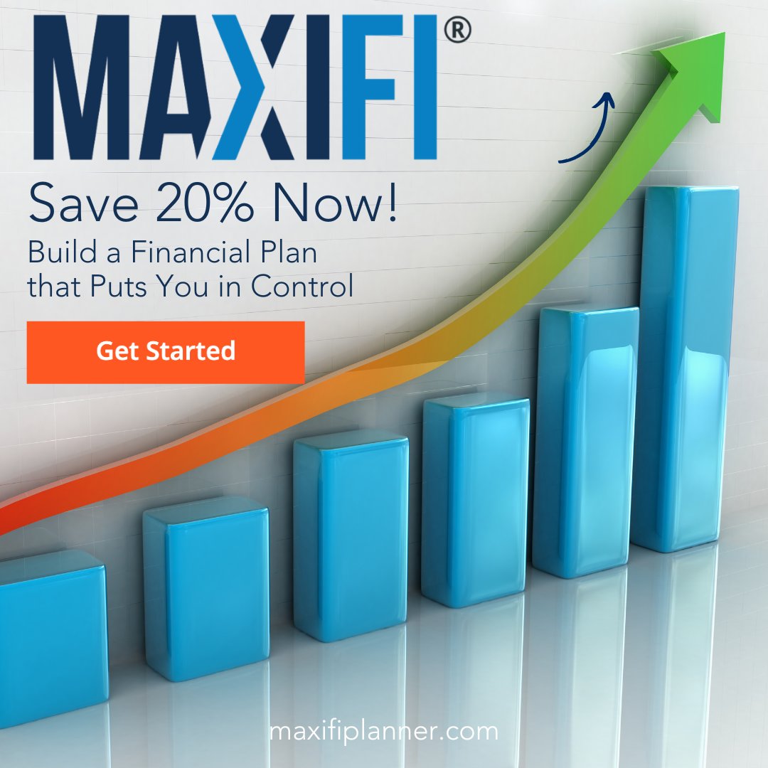 Secure your financial future with MaxiFi! Plan smarter, save more. Get 20% off our lifetime financial planning software until May 28. maxifiplanner.com #MemorialDaySale #FinancialPlanning