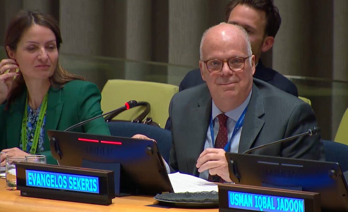 Closing remarks from @GRUN_NY: “We can rely on the Greek word 'synergies' in order to find consensus as we move forward.” #UNSCElections