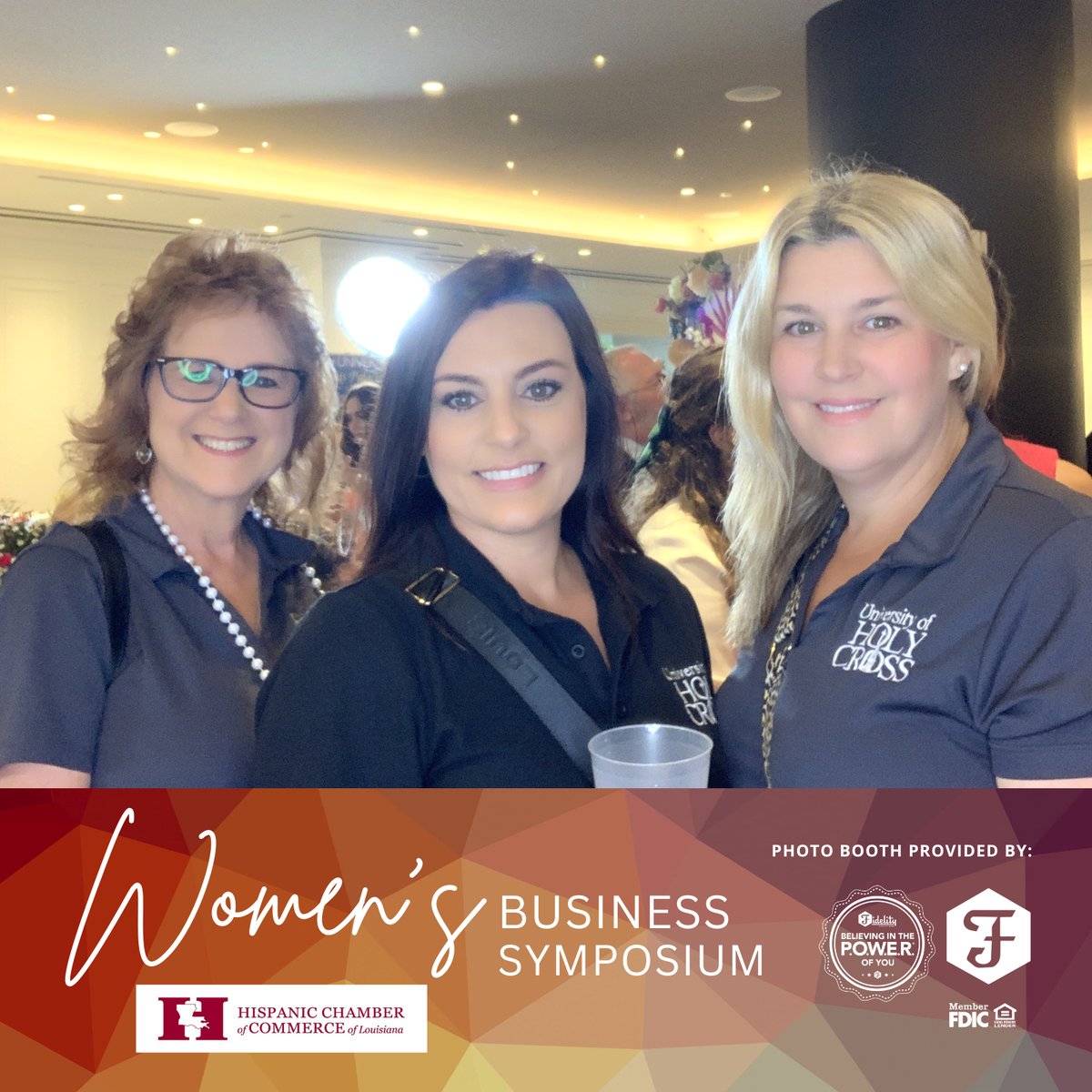 🌟 Members of the UHC staff attended the Women's Business Symposium, hosted by the Hispanic Chamber of Commerce of Louisiana. 💼 We love working with our partners at the Hispanic Chamber of Commerce.🎉 #WomenEmpowerment #DiversityAndInclusion #BusinessLeadership