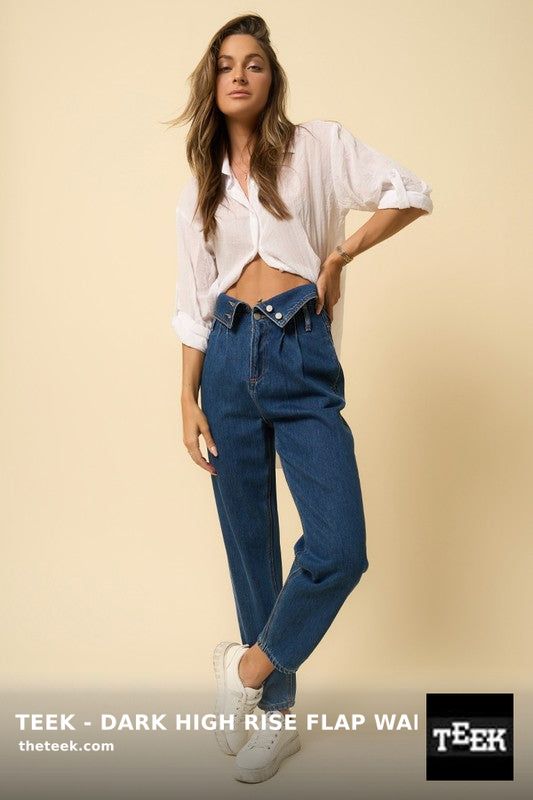 You won’t believe this! TEEK - DARK HIGH RISE FLAP WAISTED RELAXED JEANS .
 Be quick before it's gone! 
⭐️ theteek.com/products/high-…
.
.
.
.
.
#shop #onlineshopping #happeningnow #loveyourself