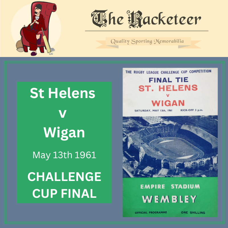 #OnThisDay in 1961, and #rugbyleague rivals @Saints1890 and @WiganWarriorsRL - with #saints winning 12-6

#rugbyprogrammes #rugbymemorabilia 

the-racketeer.co.uk/challenge-cup-…