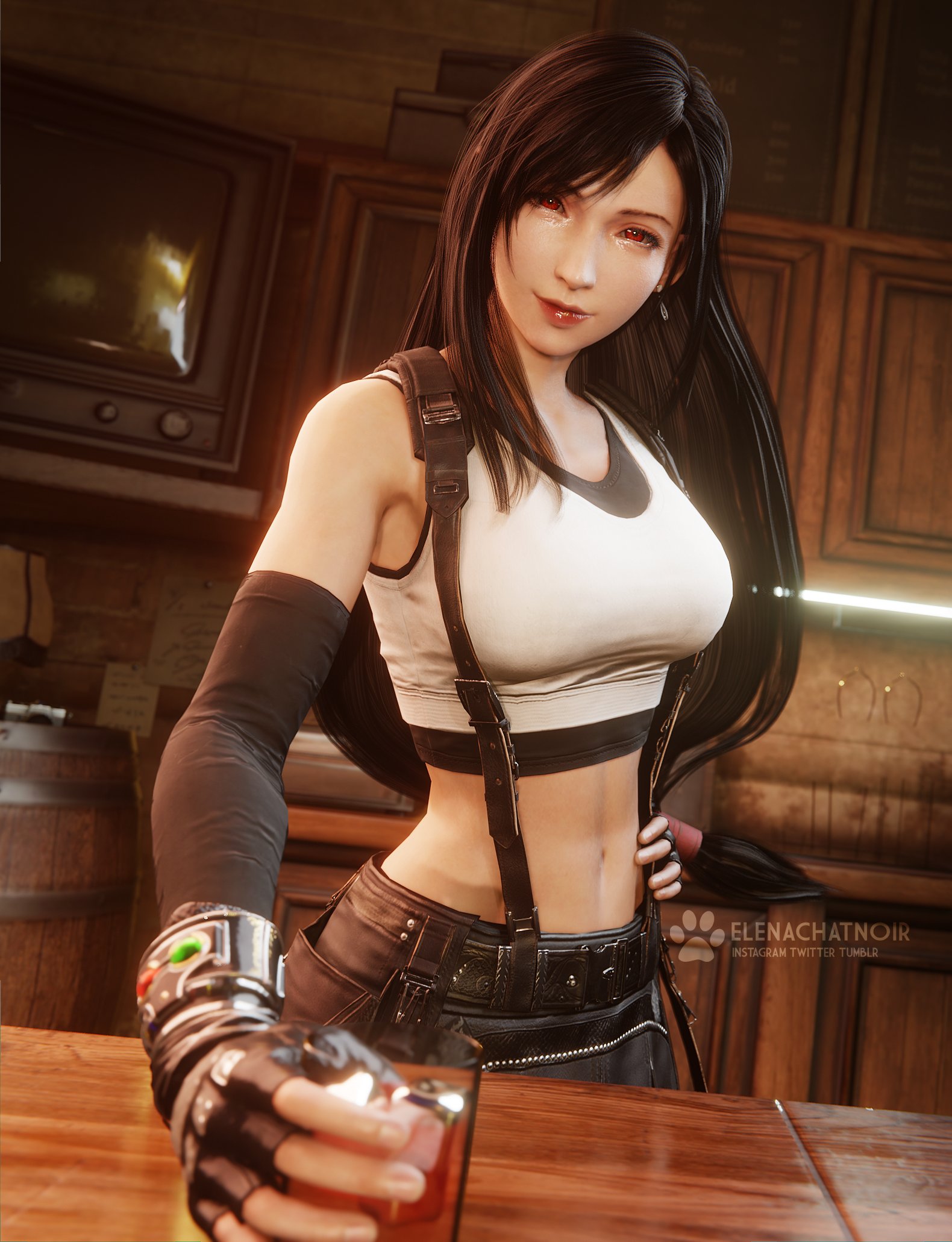 FF7 ティファ ナースボンテージ コスプレ衣装 Lサイズ