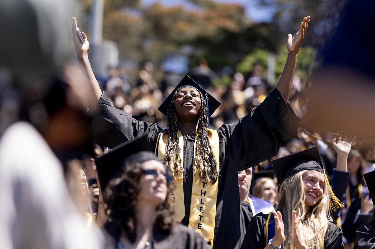 'I'm glad to be done, and excited for the next chapter of my life,' said Nix Bukus, a history major who transferred to Berkeley two years ago. 'I love Berkeley. Thank you for giving me the opportunity.' On Saturday, the class that missed part of the 2020 year on campus because