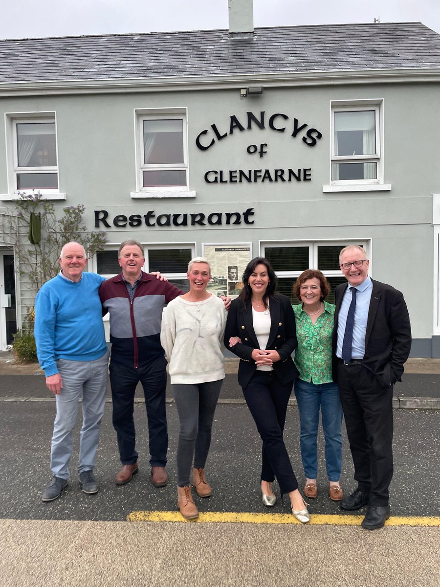 Great visit by Minister Jennifer Carroll McNeill to Ballyshannon Co Donegal and Glenfarne Co Leitrim this evening. Thanks to Cllrs Sean McDermott Cllr Barry Sweeny. ⁦@MariaWalshEU⁩ Caitriona Bergin FG and all who attended ⁦@FineGael⁩ ⁦@SimonHarrisTD⁩