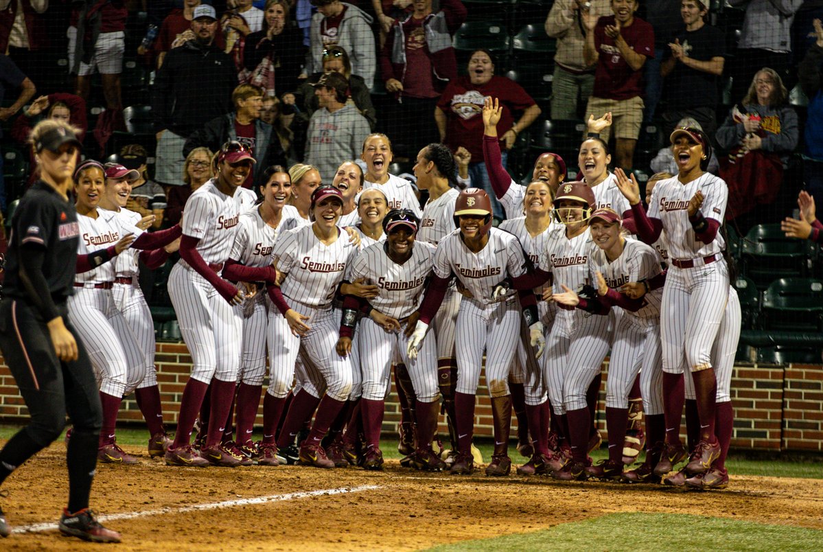 Us because we get to play postseason softball in front of our fans (again) FSU is one of just four schools to have hosted a NCAA Regional in each of the past 10 seasons👀 #ALL4ONE