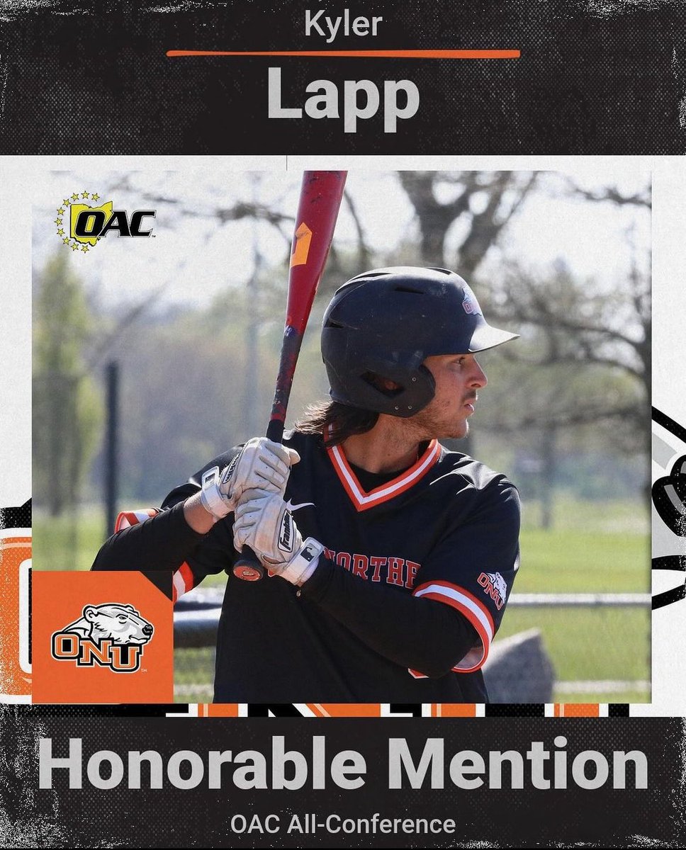 Congrats to our 2024 All OAC Hitters 🐻‍❄️
