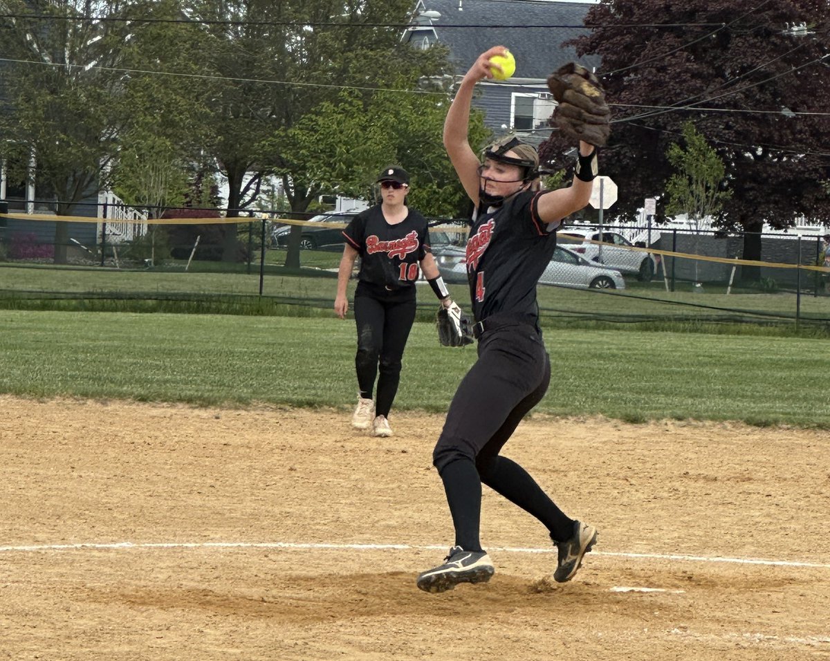 Wow. Three. Three. Nine. Jamison Hogan breaks the long standing school strikeout record held by Bengal great Emily Gambuti.