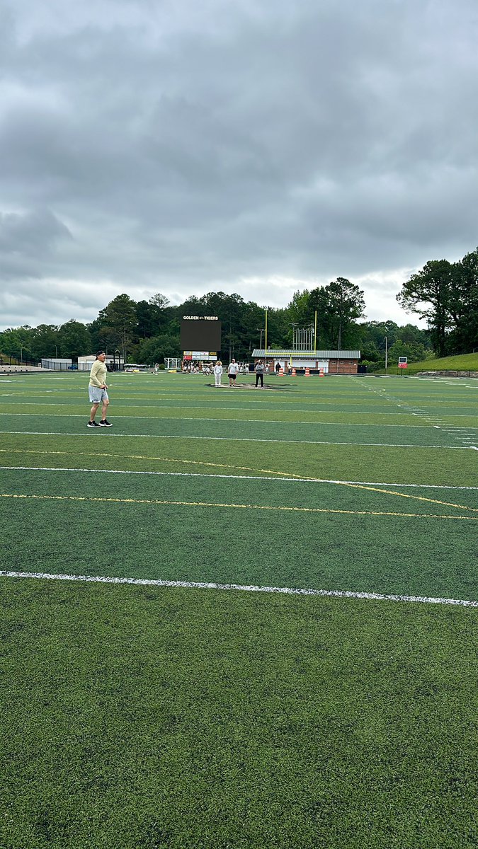 OUT HERE @RussellvilleFB WORK!