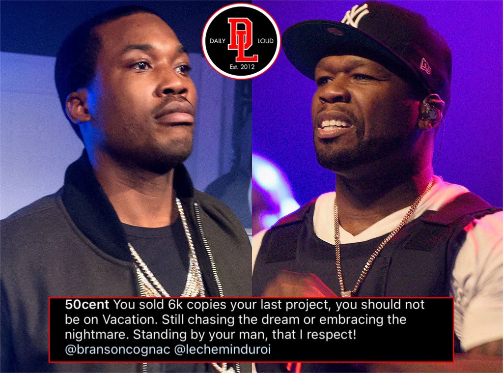 50 Cent fires shots at Meek Mill for defending Diddy and his son:

“Standing by your man, that I respect”