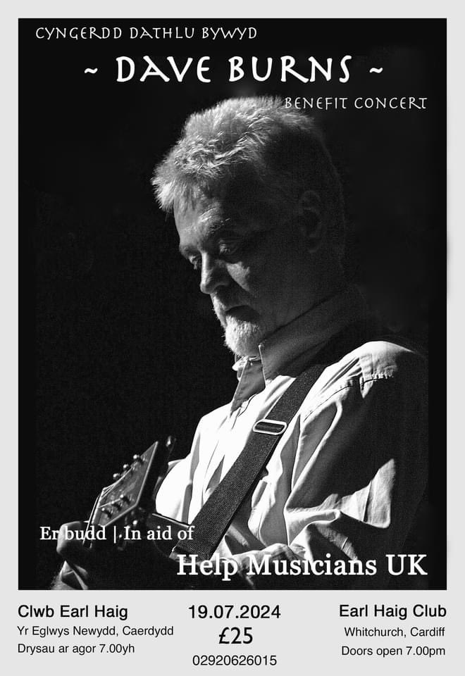 Cyngerdd Arbennig Er Cof am Dave Burns
Roy Noble yn cyflwyno Cyngerdd Arbennig er cof am Dave Burns a wnaeth gyfraniad amhrisiadwy ym maes canu gwerin yng Nghymru a thu hwnt. 

eventbrite.com/e/dave-burns-b…