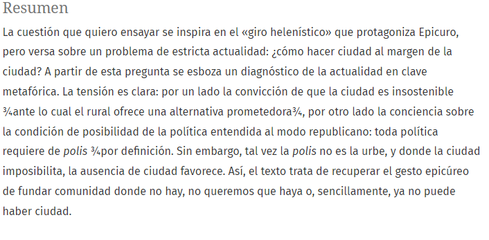 Nuestro PhD Marco Portillo (<a href="/raciondeser/">Marco Portillo</a>) acaba de publicar un artículo titulado "Hacer polis al margen de la ciudad" en la revista Eikasía (<a href="/EikasiaRevista/">revistadefilosofia</a>) ¡Enhorabuena! 🎉Más info➡️revistadefilosofia.org/index.php/ERF/…