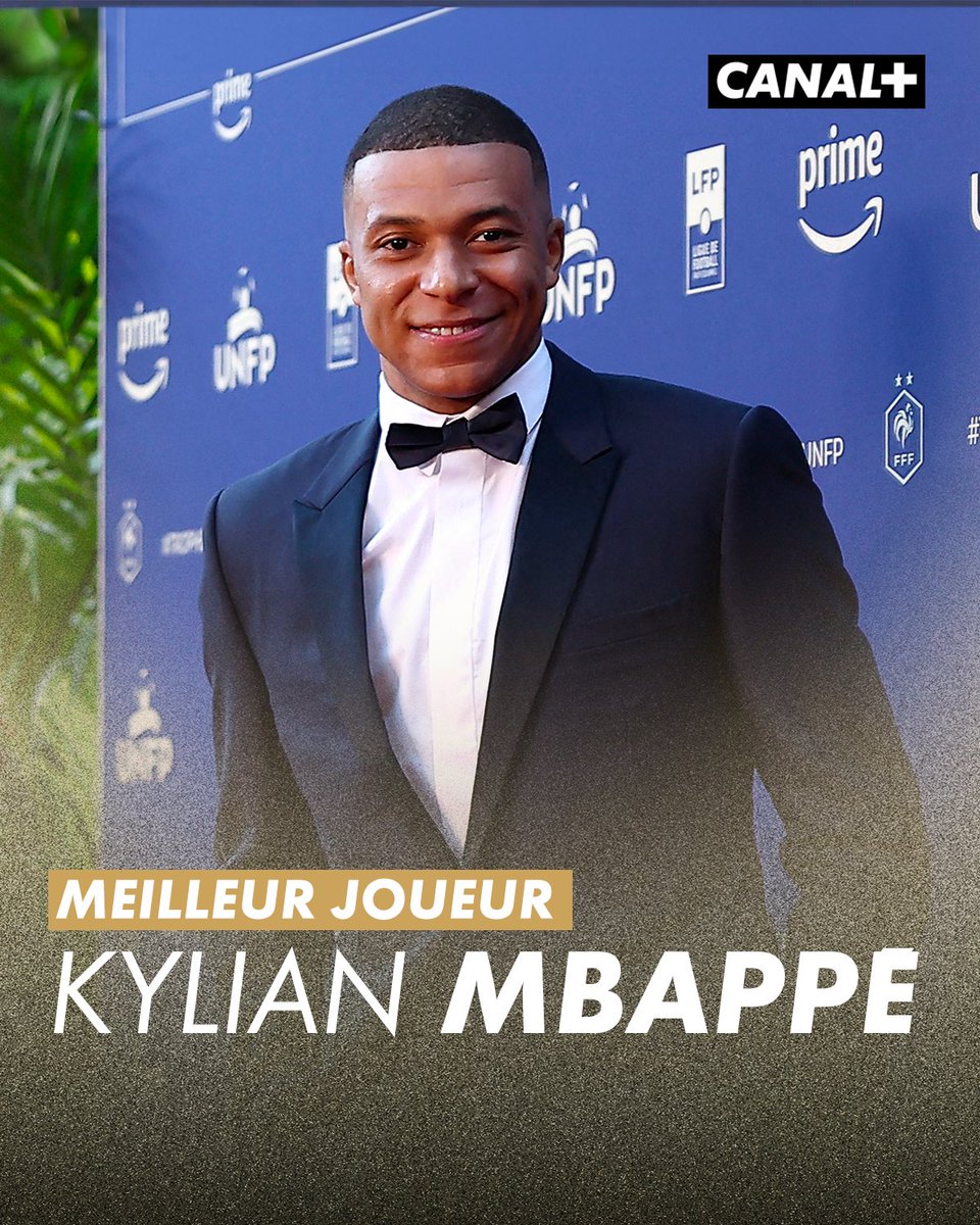 🚨 Kylian Mbappé est élu meilleur joueur de Ligue 1 pour la saison 2023-24 ! #TropheesUNFP