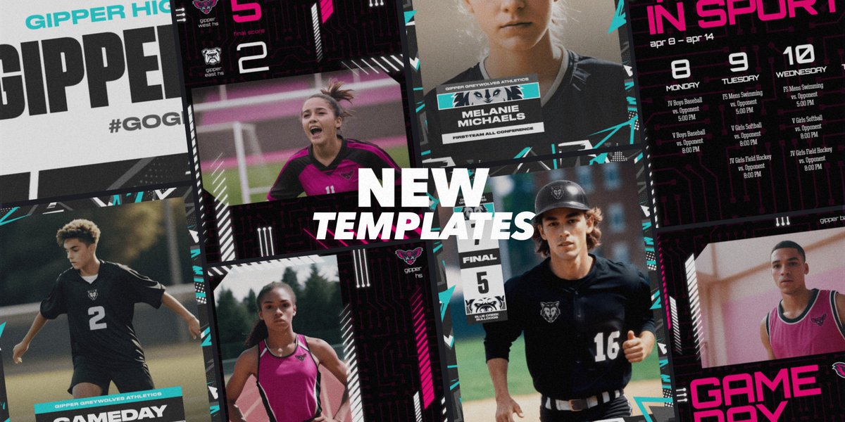 We love Mondays… 🔥NEW🔥PACKS🔥 Circuit & Fusion in the house! Plus tons of other new templates on the dash today! #NewGipperPacks