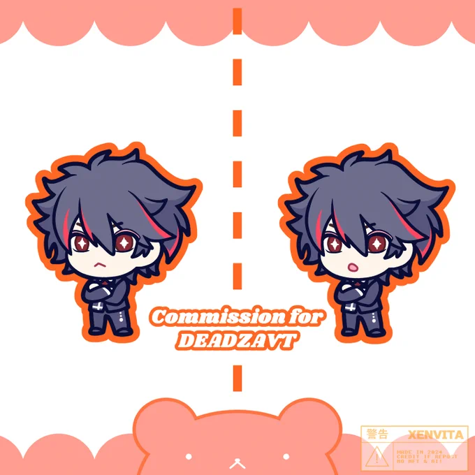 Png chibi commission for  ! Thank you!#VGen #VGenOpen 
