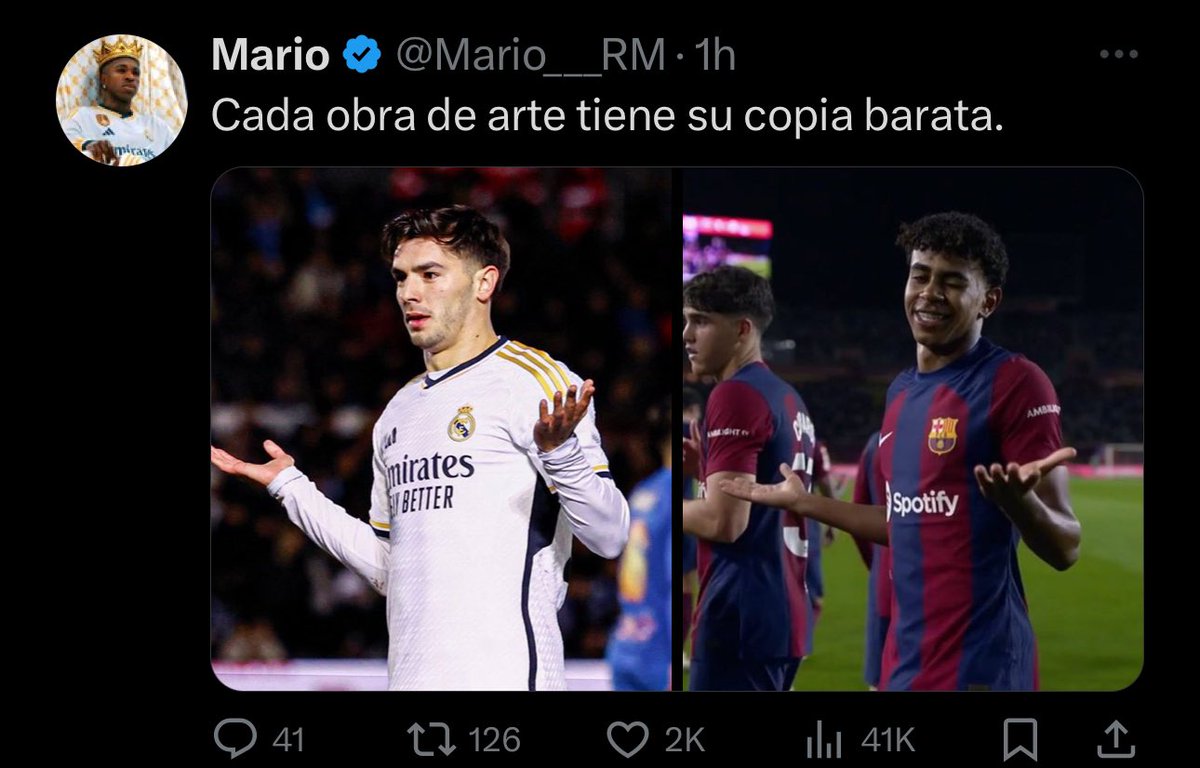 La copia barata hizo que la obra de arte se buscara otra selección 😭😭😭