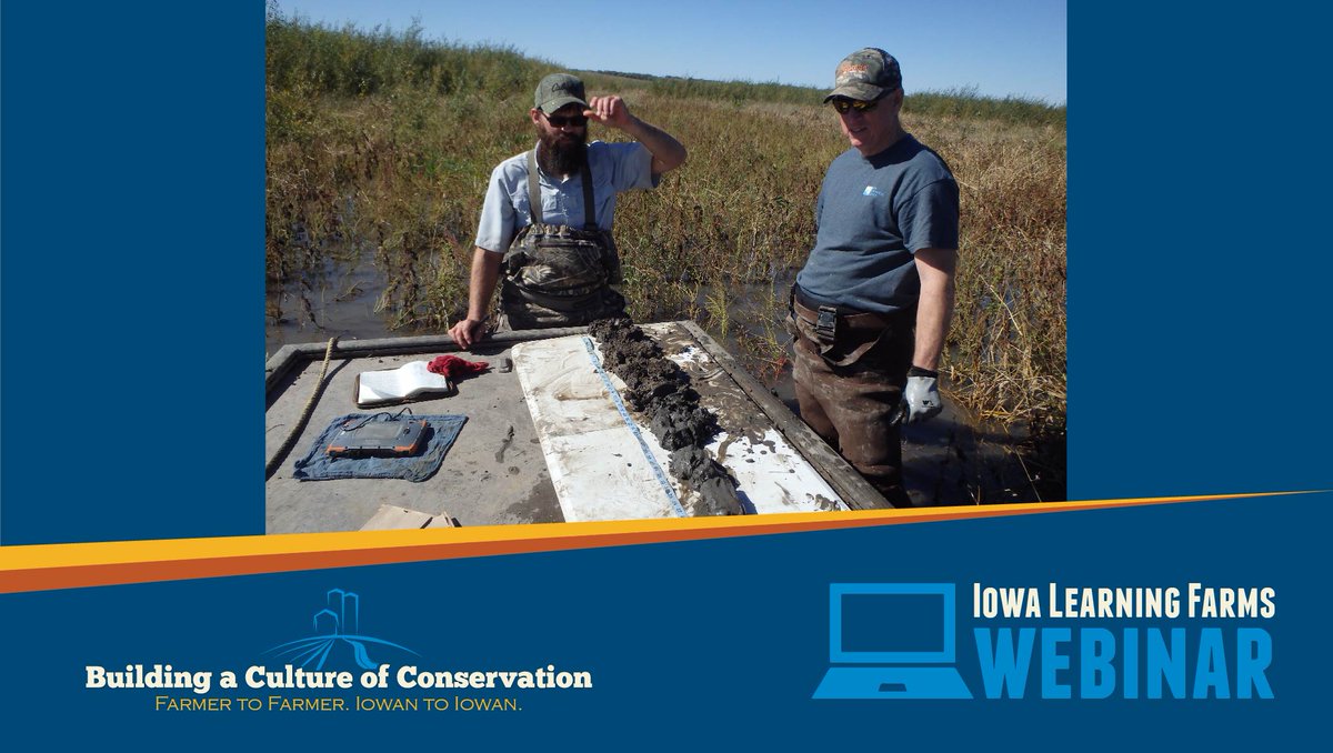 Join us Today at NOON for the Iowa Learning Farms Webinar with Matthew T. Streeter and Keith E. Schilling, talking about 'Using Delta Sediments and Pools Levels to Increase Nitrate-Nitrogen Load Reductions at Lake Red Rock'. @IowaGeoSurvey bit.ly/3IYLcNT