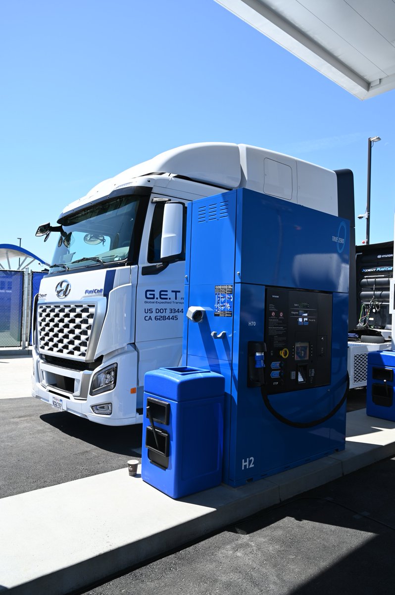 ⚡️🚚💧@calenergy is proud to support @Go_CTE's NorCAL ZERO Project! CEC supported this project through the buildout of an H2 station to fuel the nation’s largest deployment of fuel cell trucks. Happy national #InfrastructureWeek!