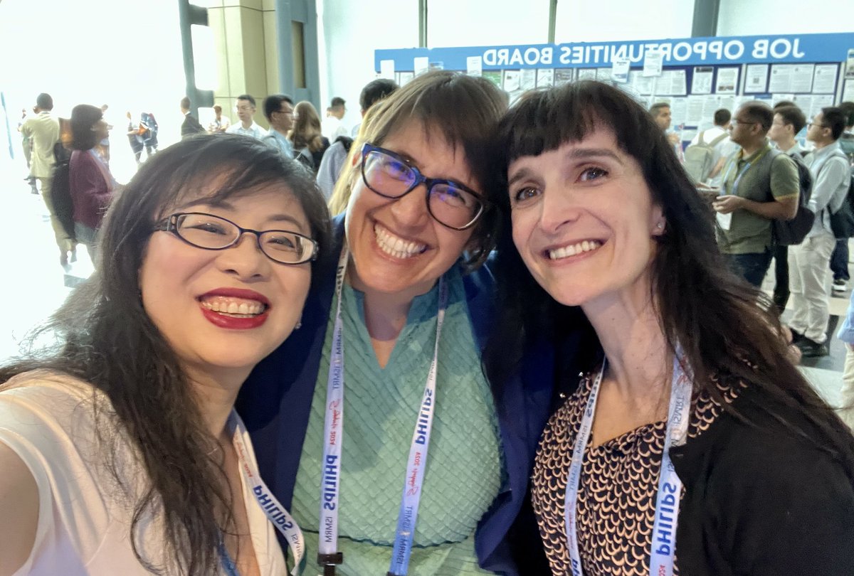 ⁦@RitaGNunes⁩ ⁦@TeresaM2Correia⁩, great to have caught up @ISMRM #ISMRM2024