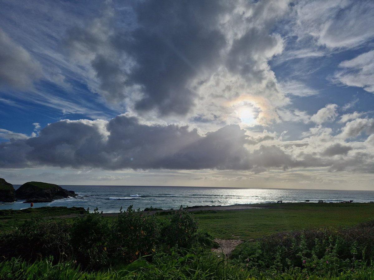 Nice end to a wet and windy day