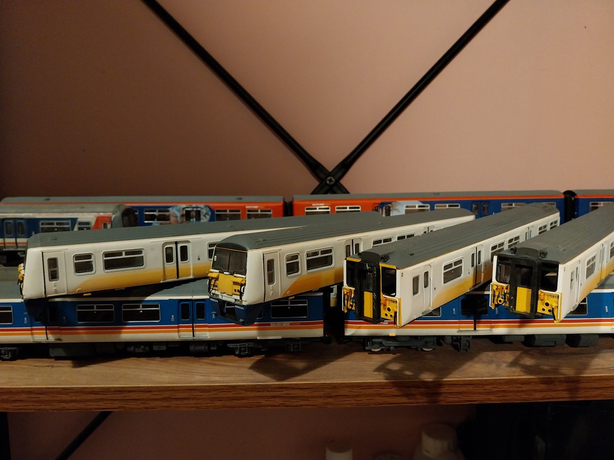 A sneak peek at 5818 and 456024 nearing the end of their repaints. Cab interiors to complete before reuniting with their underframes