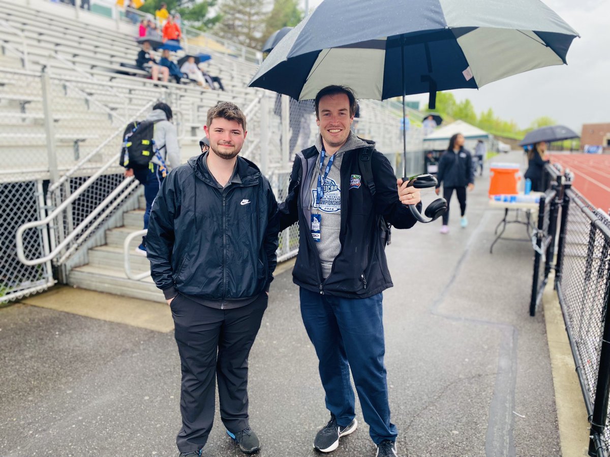 jfkjr24's tweet image. Being a member of @CollSportsComm allows you to make excellent connections that last forever. It was a pleasure last week to reunite with @FLCCAthletics SID Nicholas Julien at the @NJCAAXCTF Division III Outdoor Track &amp;amp; Field Championships.

#CelebrateCSC @2YSIDA_CSC
