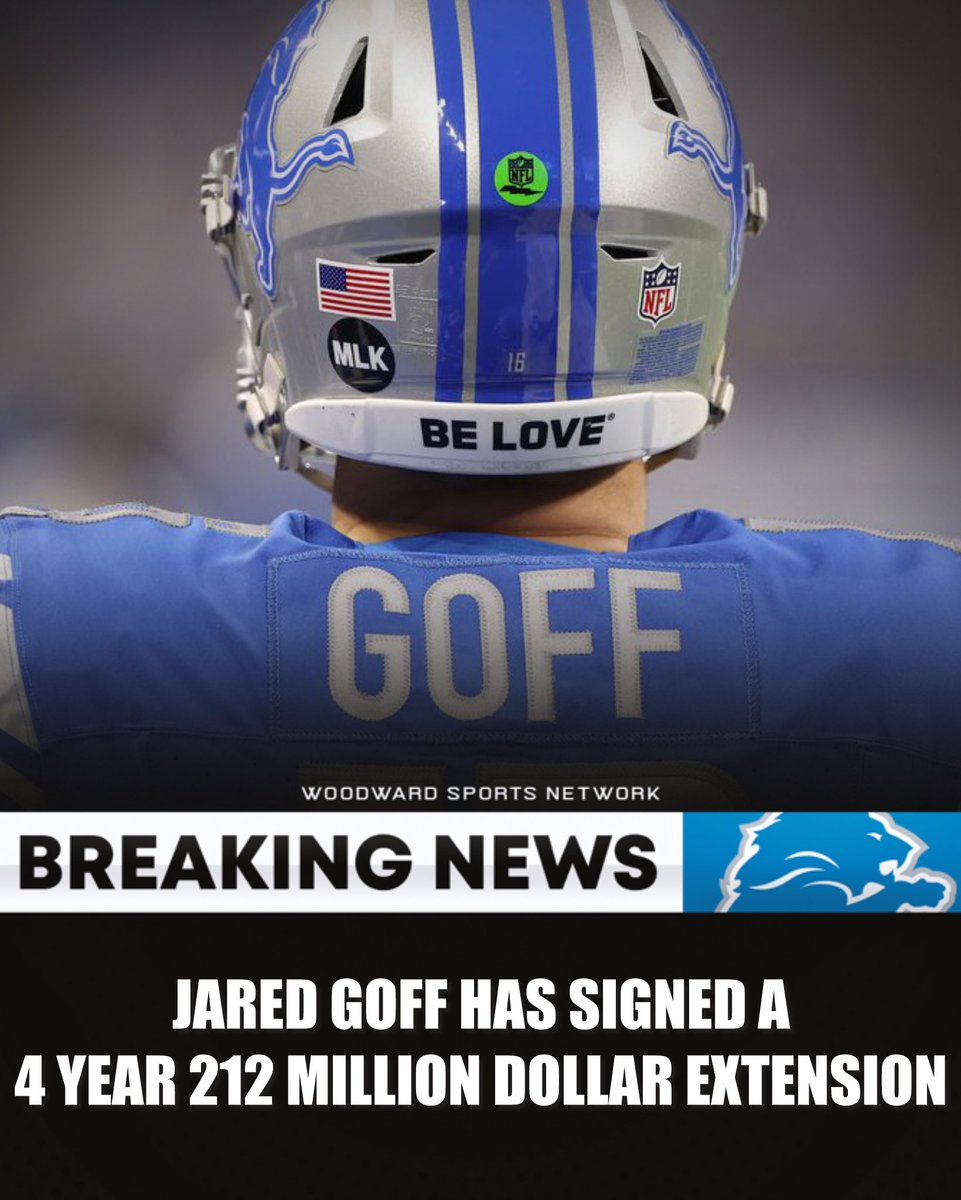JARED GOFF IS STAYING PUT!

Goff is now the 2nd highest paid QB in the league.

How we feelin Detroit?🔥🔥🔥