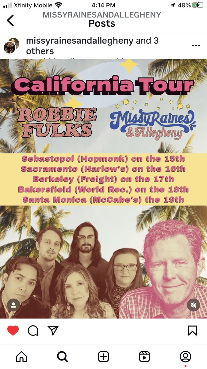 missyraines 💫 (@thenewhip) on Twitter photo We’re stoked about our CA run of shows with the amazing <a href="/RobbieFulks/">Robbie Fulks</a> are we gonna see you? We’re stoked about our CA run of shows with the amazing <a href="/RobbieFulks/">Robbie Fulks</a> are we gonna see you?