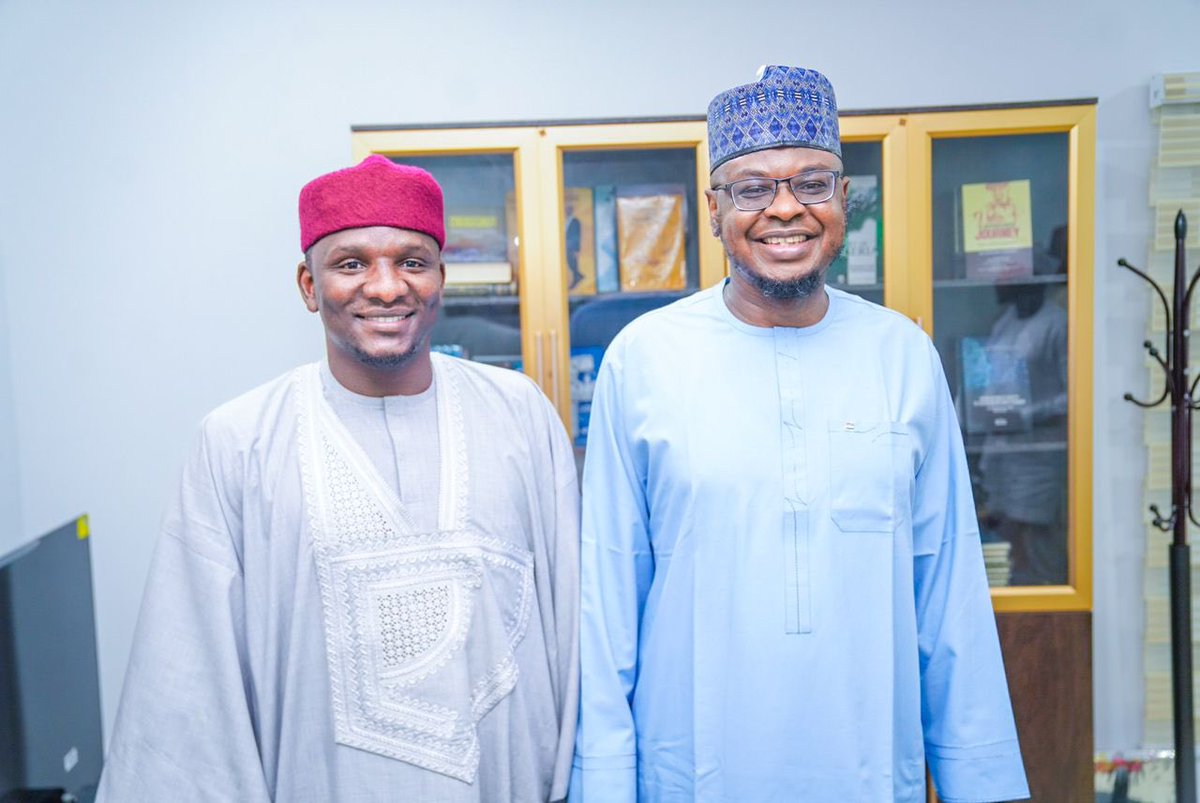 Abushattima's tweet photo. Mentor and Mentee. May Allah never test my loyalty to you Sir @ProfIsaPantami https://t.co/13HvRXe9vU